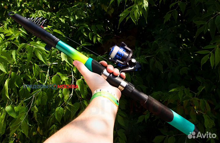 Удочка + катушка + оснастка. Готовый комплект 2,7м