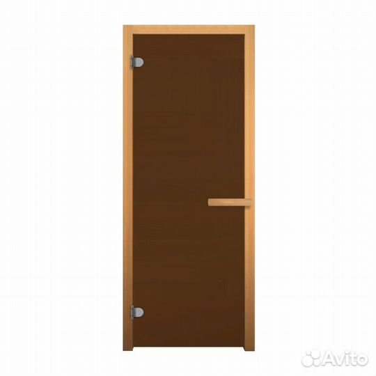 Дверь стеклянная Бронза Матовая 1700х700мм (6мм, 2