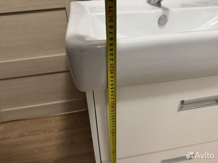 Тумба для ванной с зеркалом бу