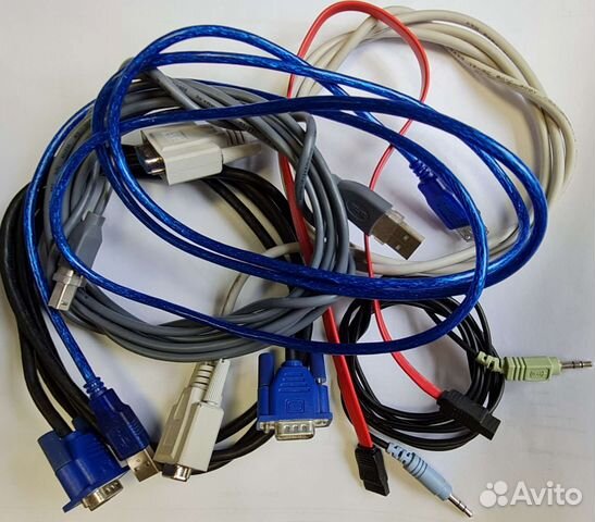 Компьютерные кабели силовые и сигнальные разные