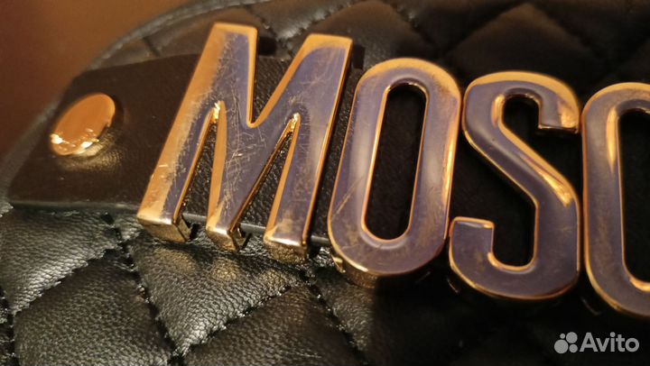 Hm Moschino маска для сна кожаная