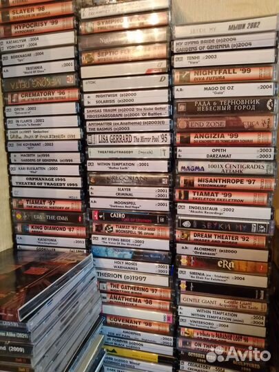 Аудиокассеты рок, металл, готика и т.д