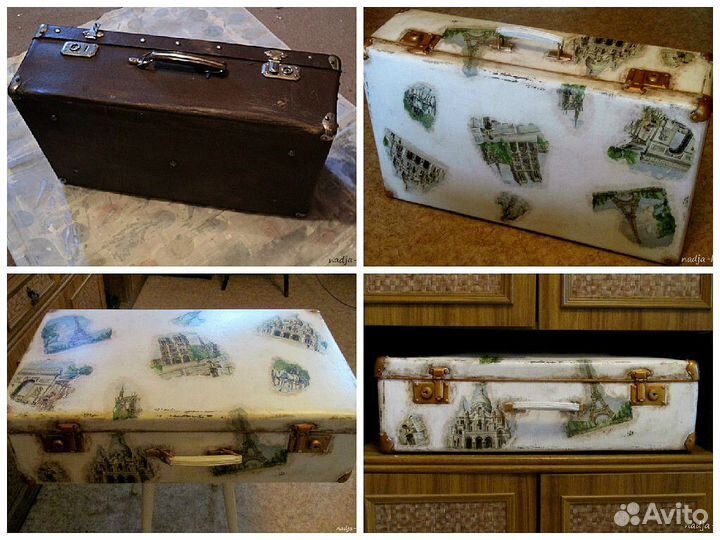 Винтажный чемодан