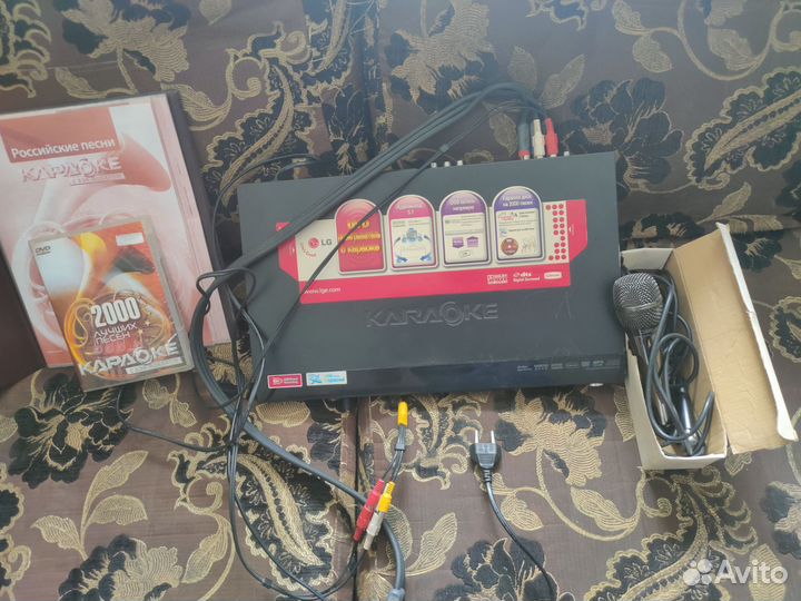Dvd плеер с караоке lg