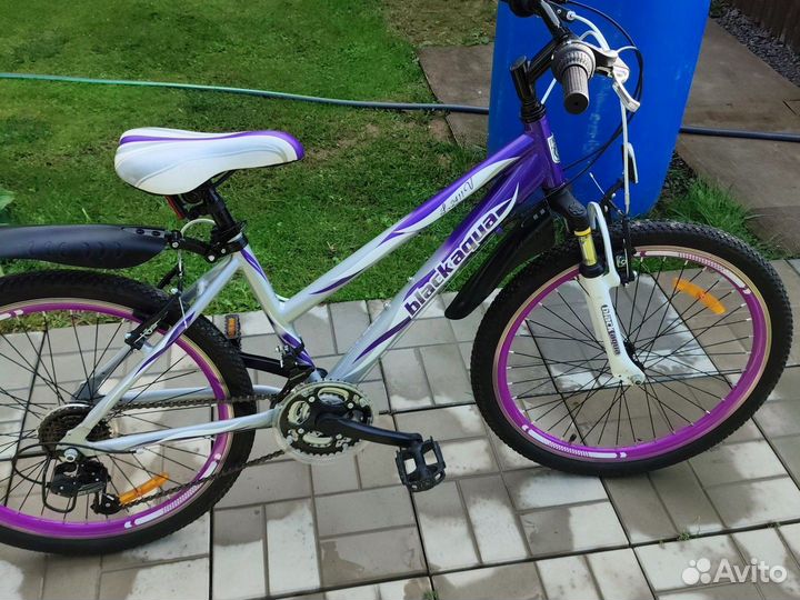 Подростковый велосипед Black aqua 24