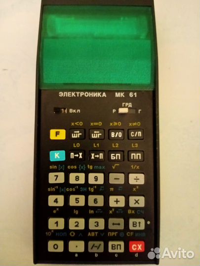 Советский микрокалькулятор электроника мк-61