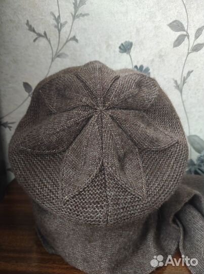 Шапка с шарфом и Шапка -берет с шарфом