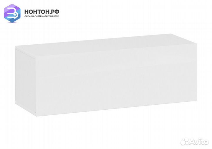 Шкаф навесной Глосс белый