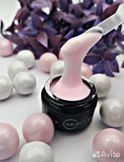 ZЁMA Гель для наращивания Glitter №8 15ml