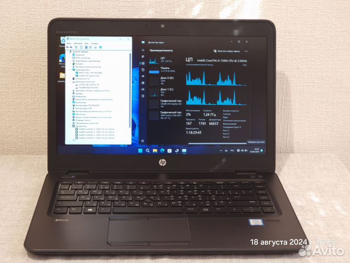Ноутбук HP Zbook 14U G4 i5 7th Gen