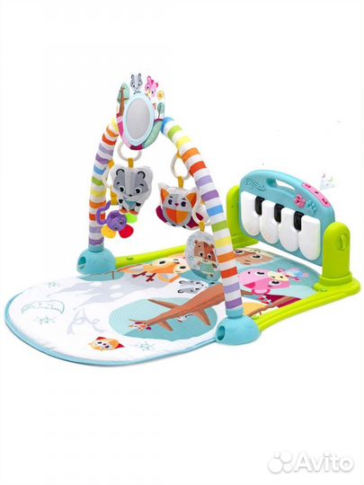 Развивающий игровой музыкальный коврик-пианино