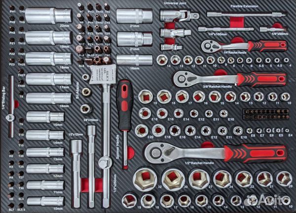 Тележка с инструментом 334 предметов