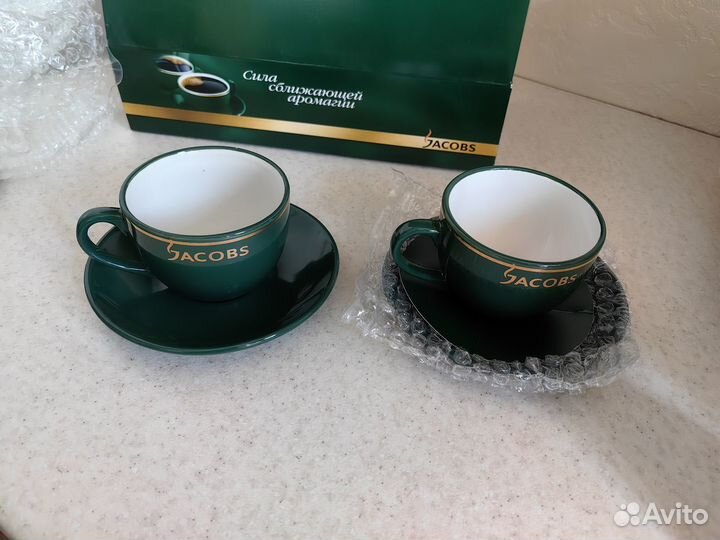 Кофейные пары чашки кружки Якобс Jacobs новые