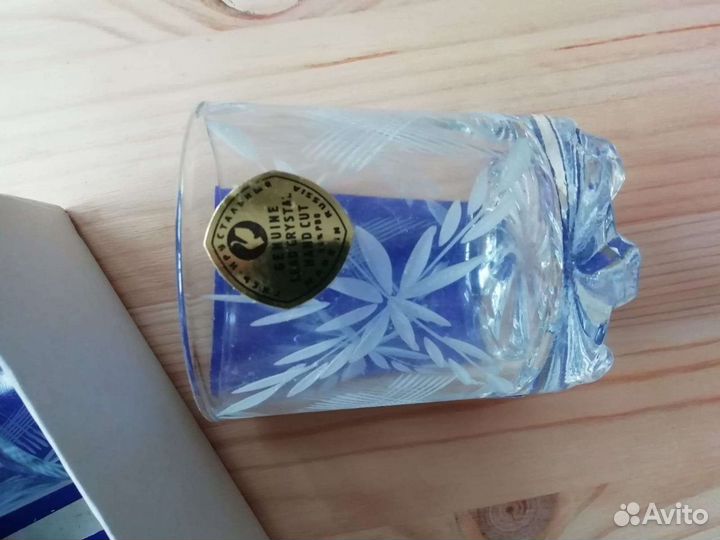 Набор хрустальных стаканов, новый