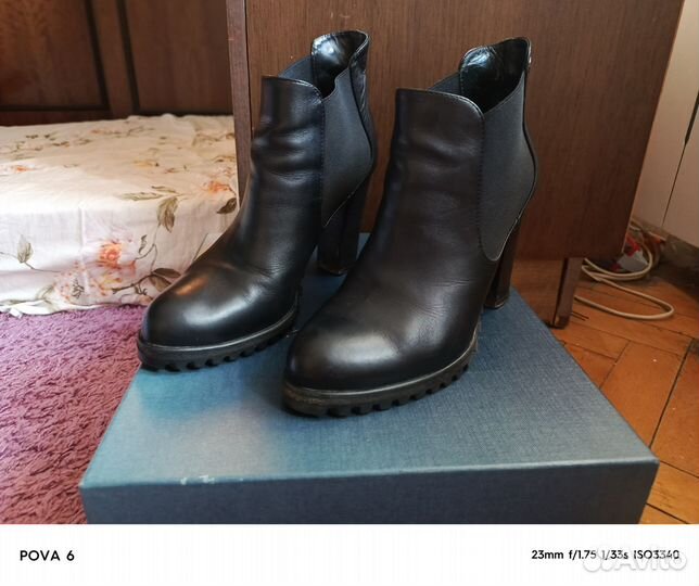 Ботильоны натуральная кожа 38