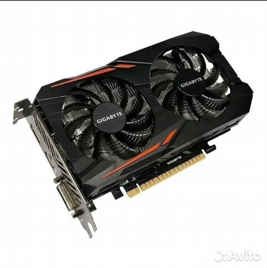 Видеокарта gigabyte GeForce GTX 1050, 2gb