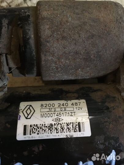 Стартер renault logan 1