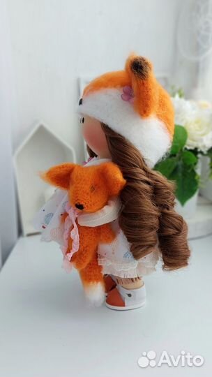 Интерьерная кукла лиса