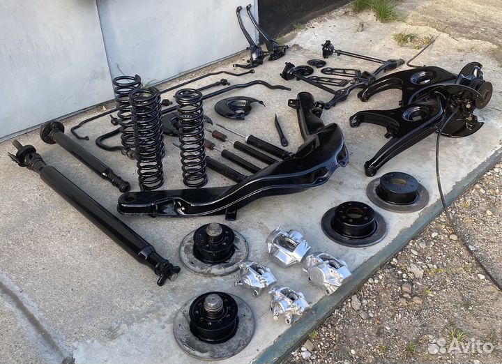 Рычаги полуоси и другие детали подвески w123