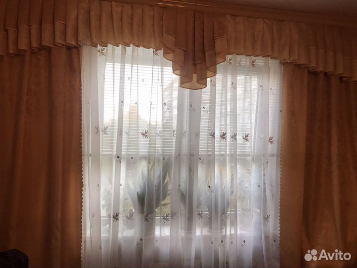 Шторы ночные, для кухни, карниз