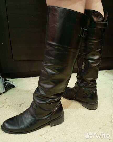 Сапоги зимние натуральная кожа р. 38 Польша