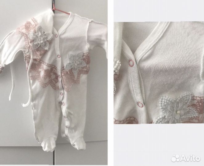 Вещи пакетом на девочку 50-56-62