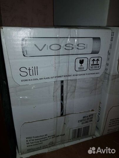 Бутылки voss 0,8 стекло