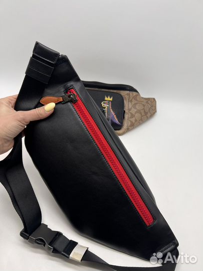 Поясная сумка мужская coach оригинал