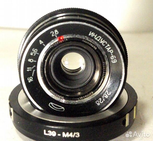 Индустар-69 на m4/3 Panasonic, Olympus. Доставка