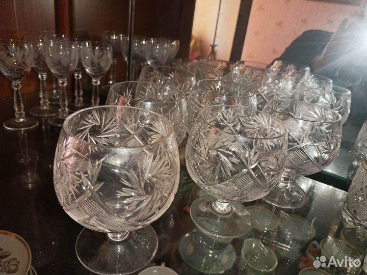 Бокалы,рюмки, стаканы,ваза для фруктов