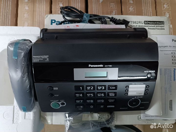 Факс Panasonic kx-ft982 новый