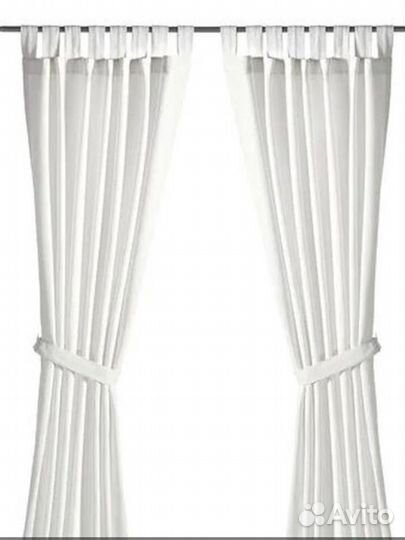 Шторы белые из Икеи