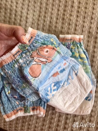 Подгузники-трусики для плавания