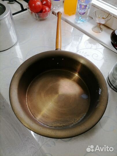 Таз латунный