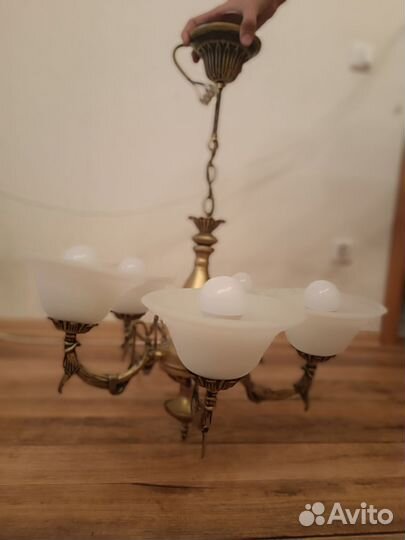 Люстра потолочная подвесная бу