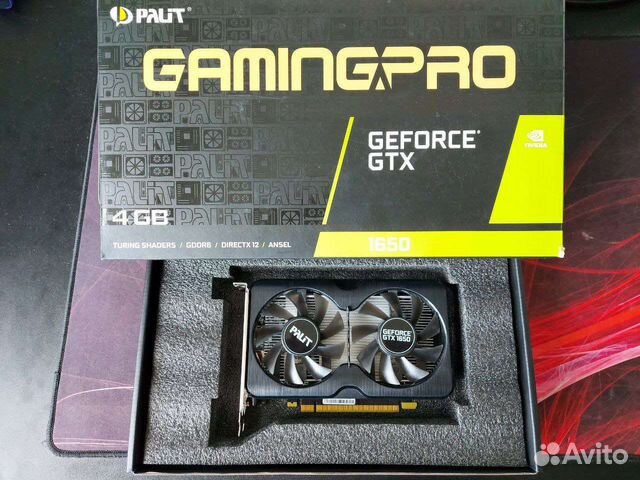 Видеокарта Palit GeForce GTX 1650 Gaming Pro купить в Москве ...