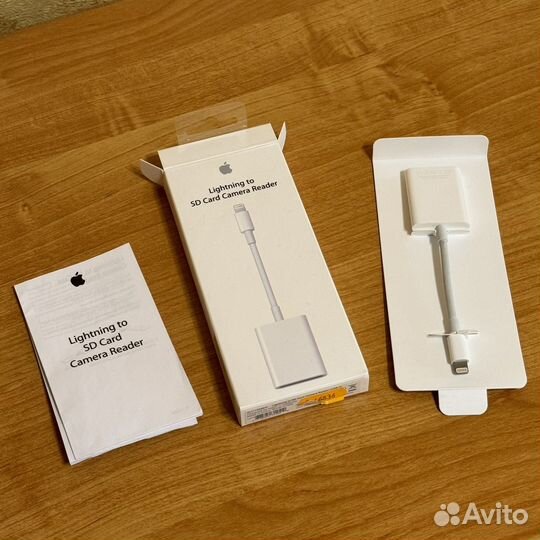 Кабель Apple Lightning to SD Card Camera Reader