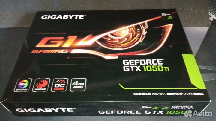 Видеокарта Gigabyte GeForce GTX 1050Ti