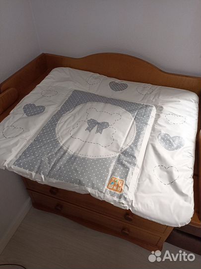 Матрас на пеленальный комод