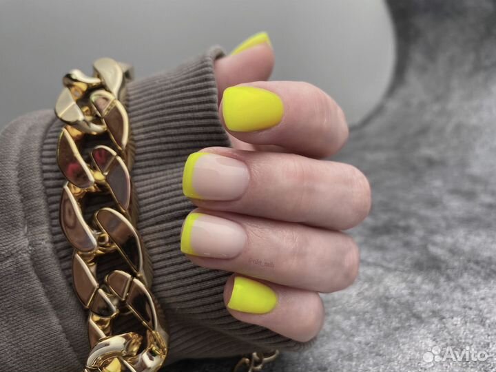 Маникюр Наращивание ногтей гель лак