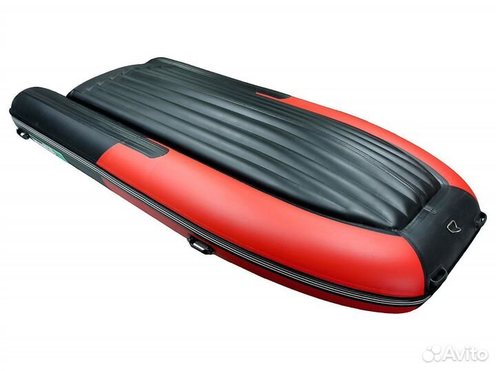 Надувная лодка gladiator E420S черный/красный