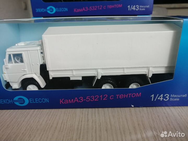 Камаз-53212 тент белый