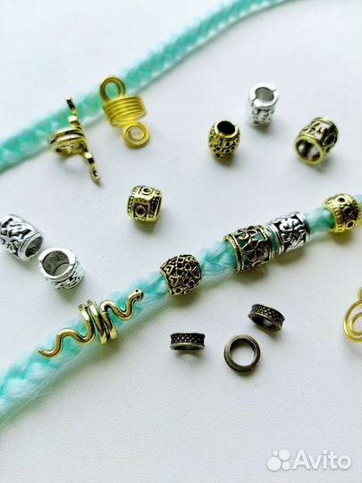 Украшения для афрокосичек и дредов