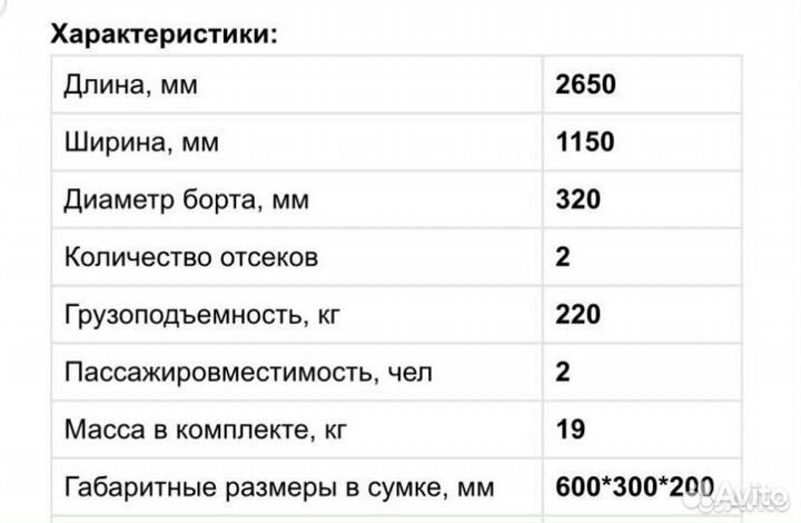 Лодка надувная