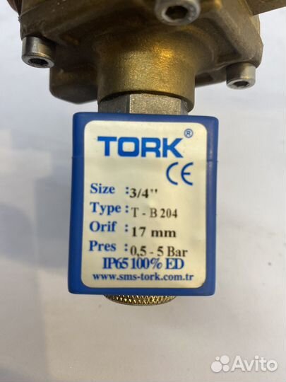 Клапан электромагнитный соленоидный Tork