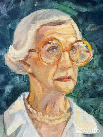 Портрет, картина маслом (не печать)