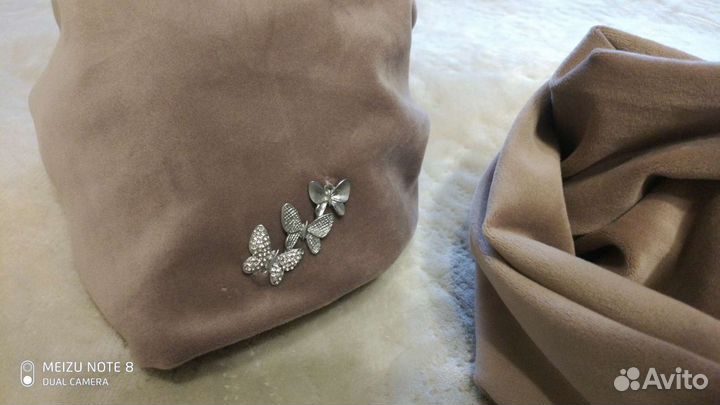 Комплект шапка и снуд