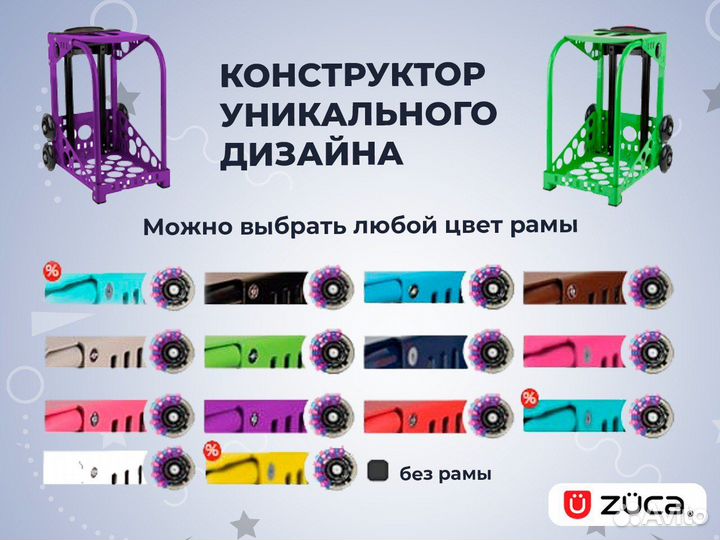 Сумка для фигуриста на колесах Zuca Pizza Time