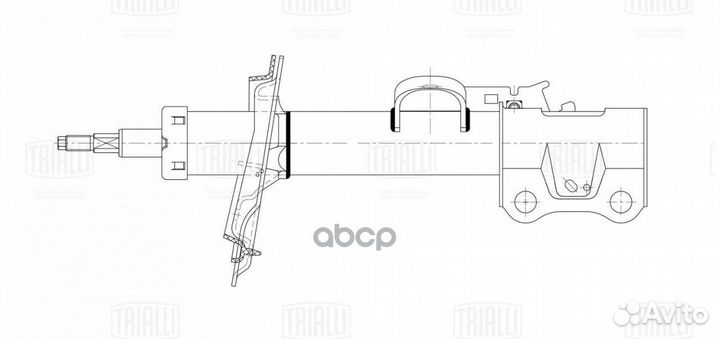 AG 30354 амортизатор передний правый Geely Atl