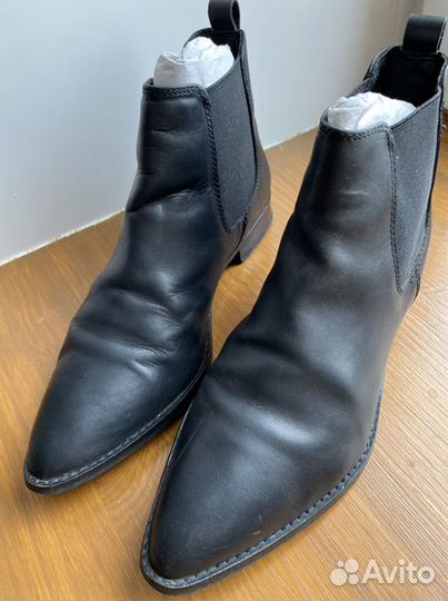 Ботинки челси натуральная кожа 37 ASOS